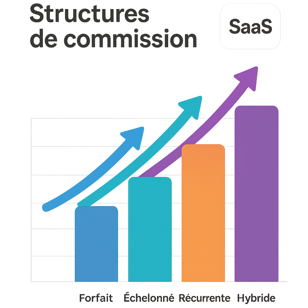 Un graphique moderne montrant différentes structur